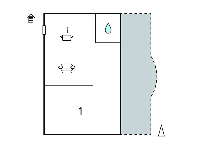 1 Bedroom Gorgeous In 公寓 *